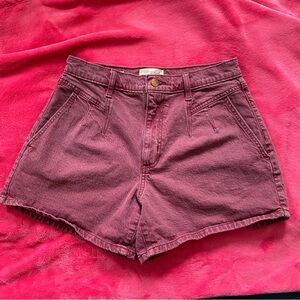 UNIVERSAL THREADS High Rise Midi Denim Short Size 6